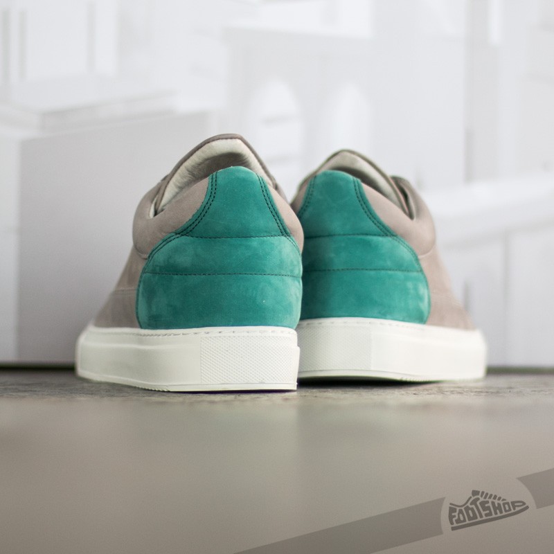 Încălțăminte și sneakerși pentru bărbați Filling Pieces Low Top Two Tones Grey/ Turquoise