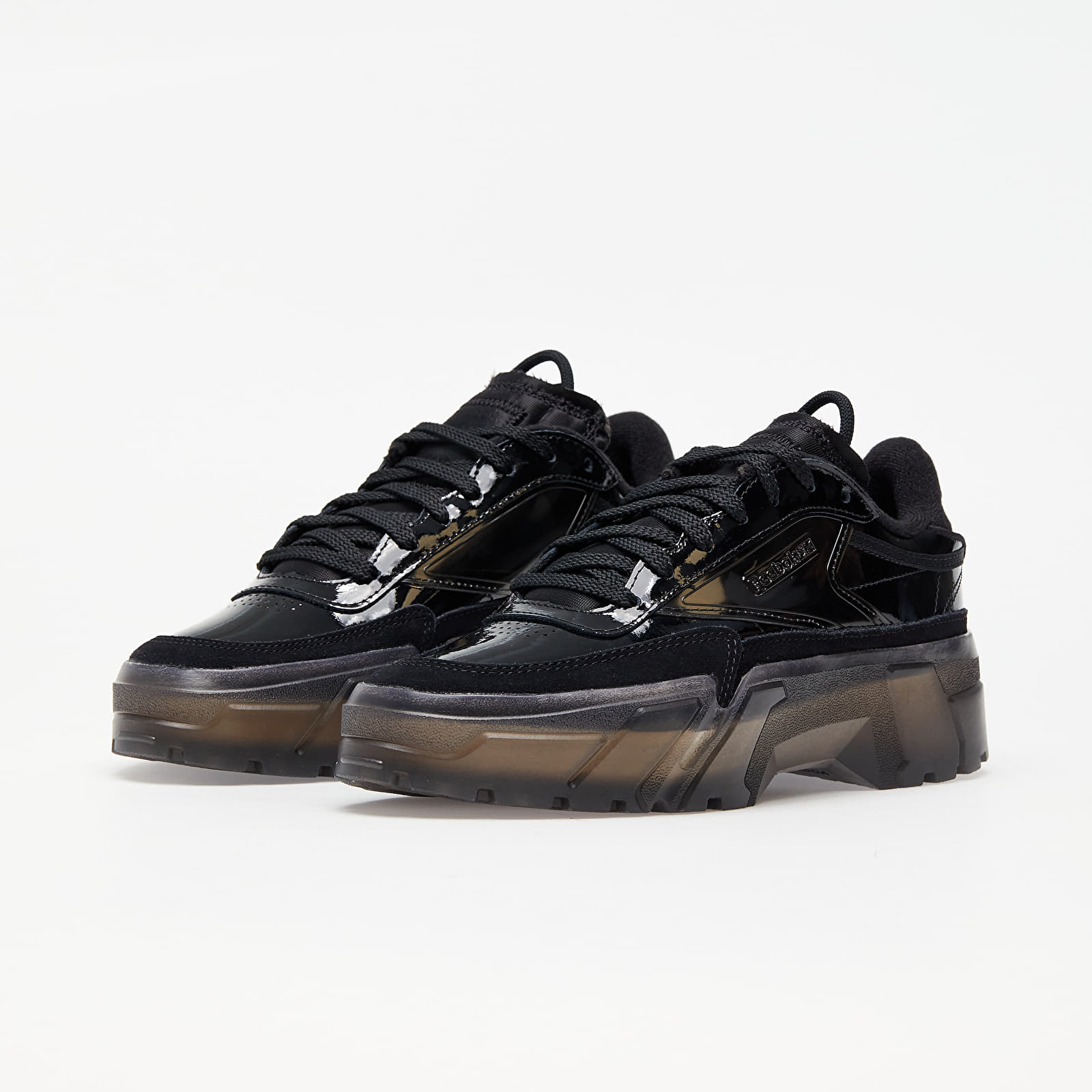 Naiste jalatsid Reebok x Cardi B Club C Core Black/ Core Black/ Clear