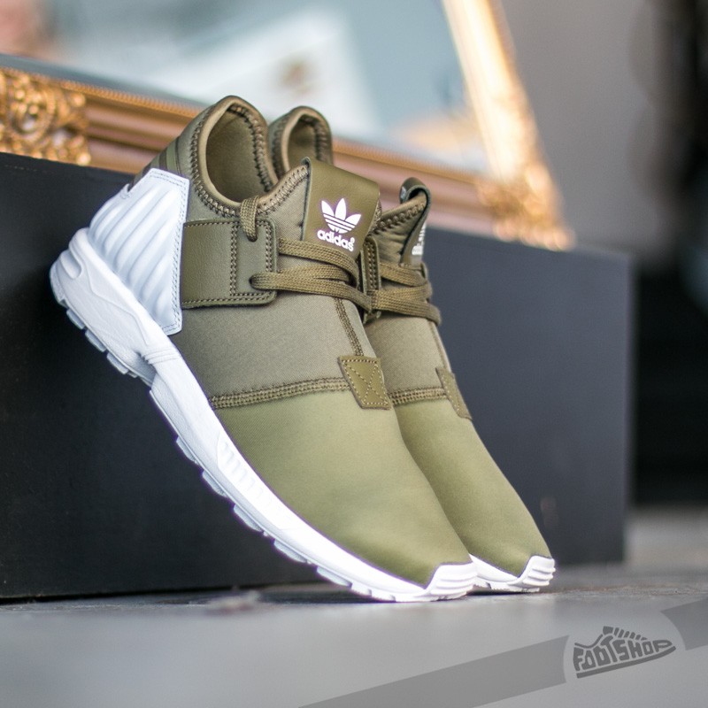 Adidas zx flux junior khaki hotsell