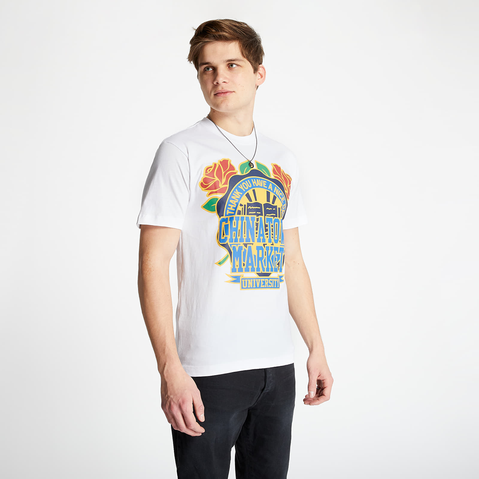 T shirts Chinatown Market Rose Garden Tee White Footshop