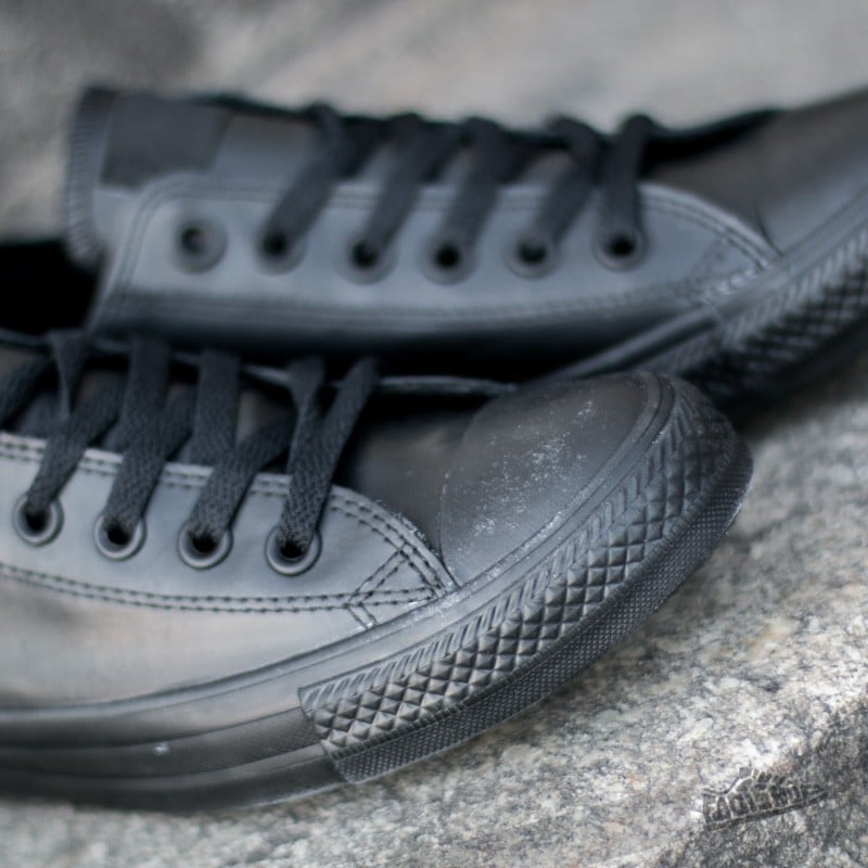 Converse all star rubber black deals