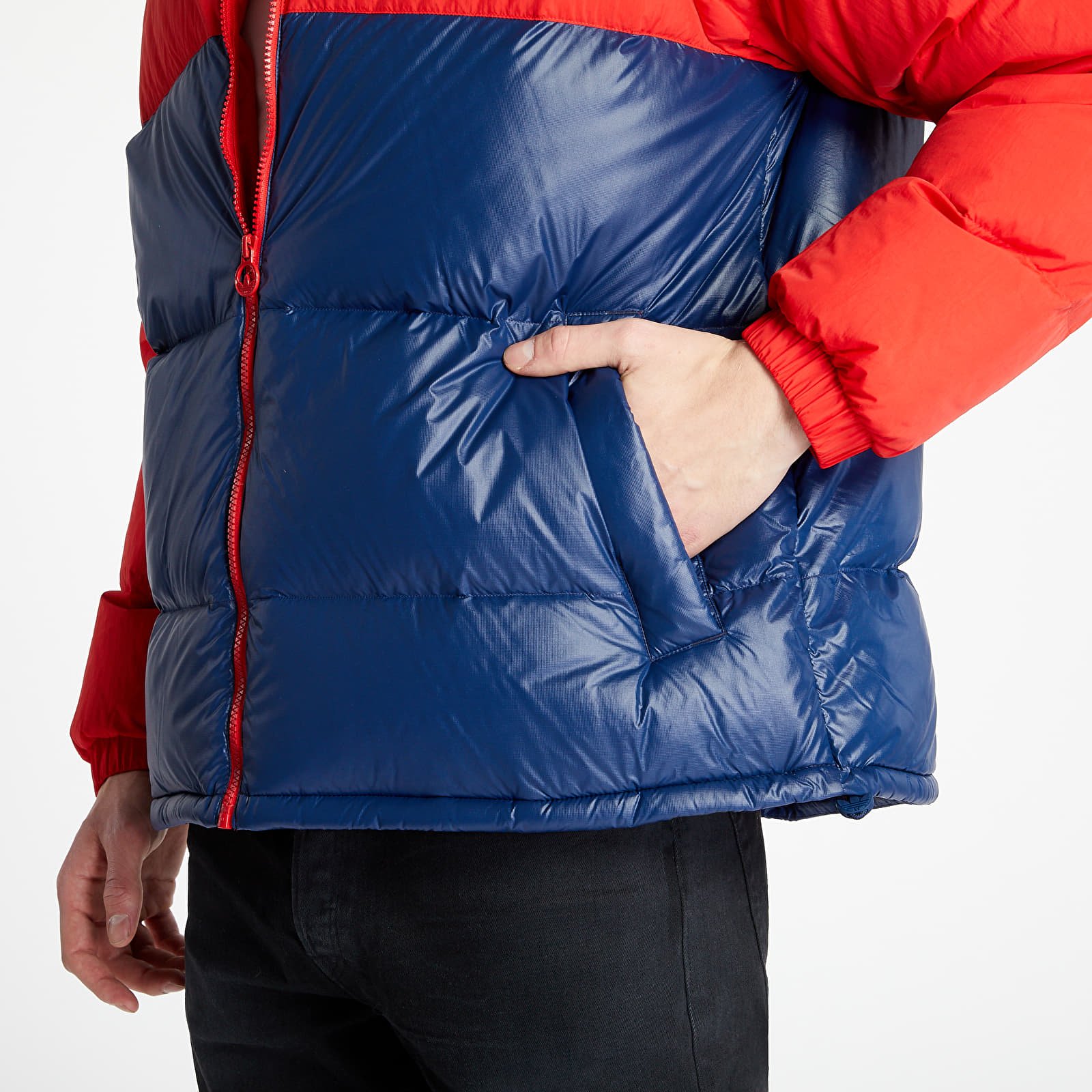 Jacken adidas Down Regen Puffer Jacket Scarlet/ Collegiate Navy