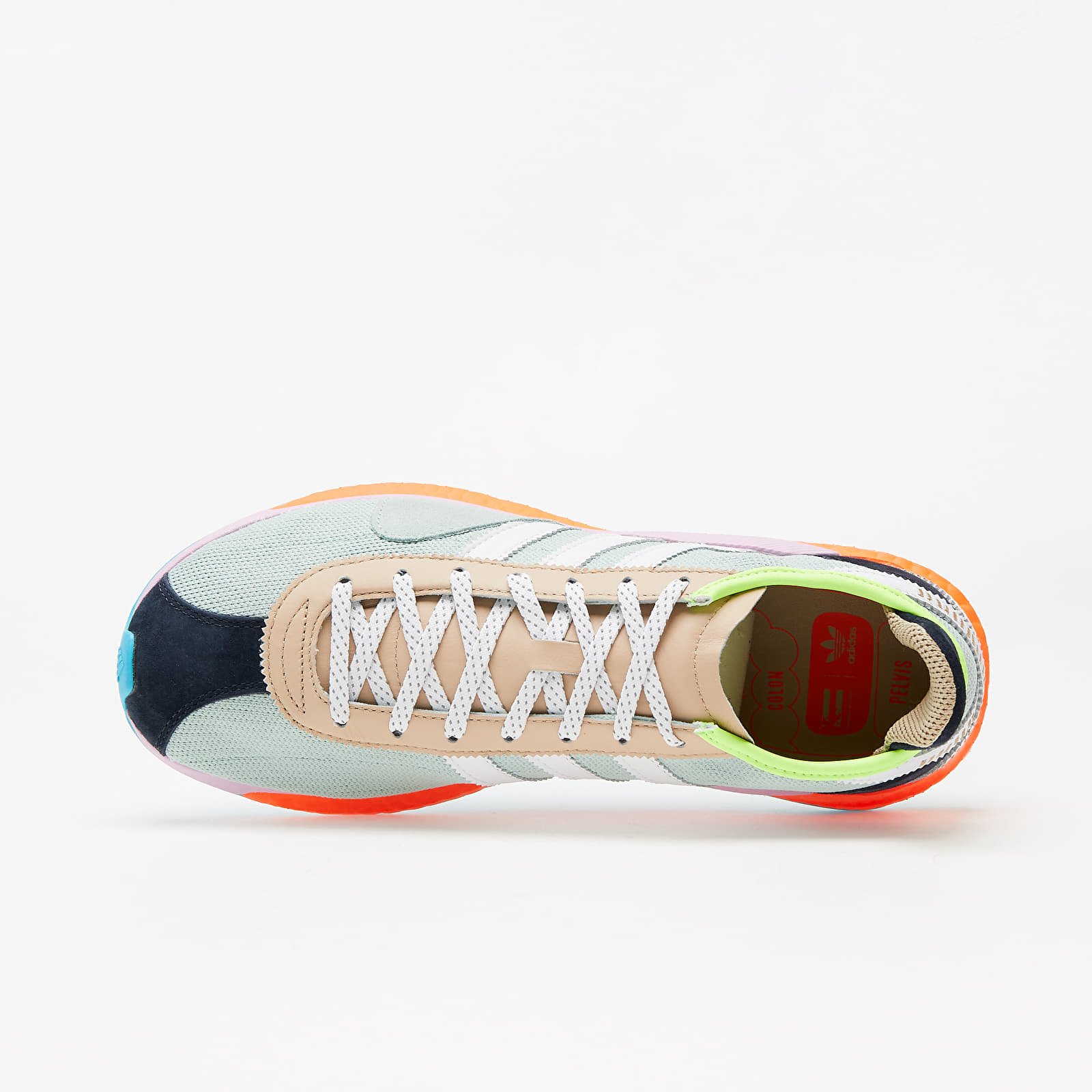 Men's shoes adidas x Pharrell Williams x Nigo Tokio Solar HU Green Tint/ Light Orchid/ Night Navy