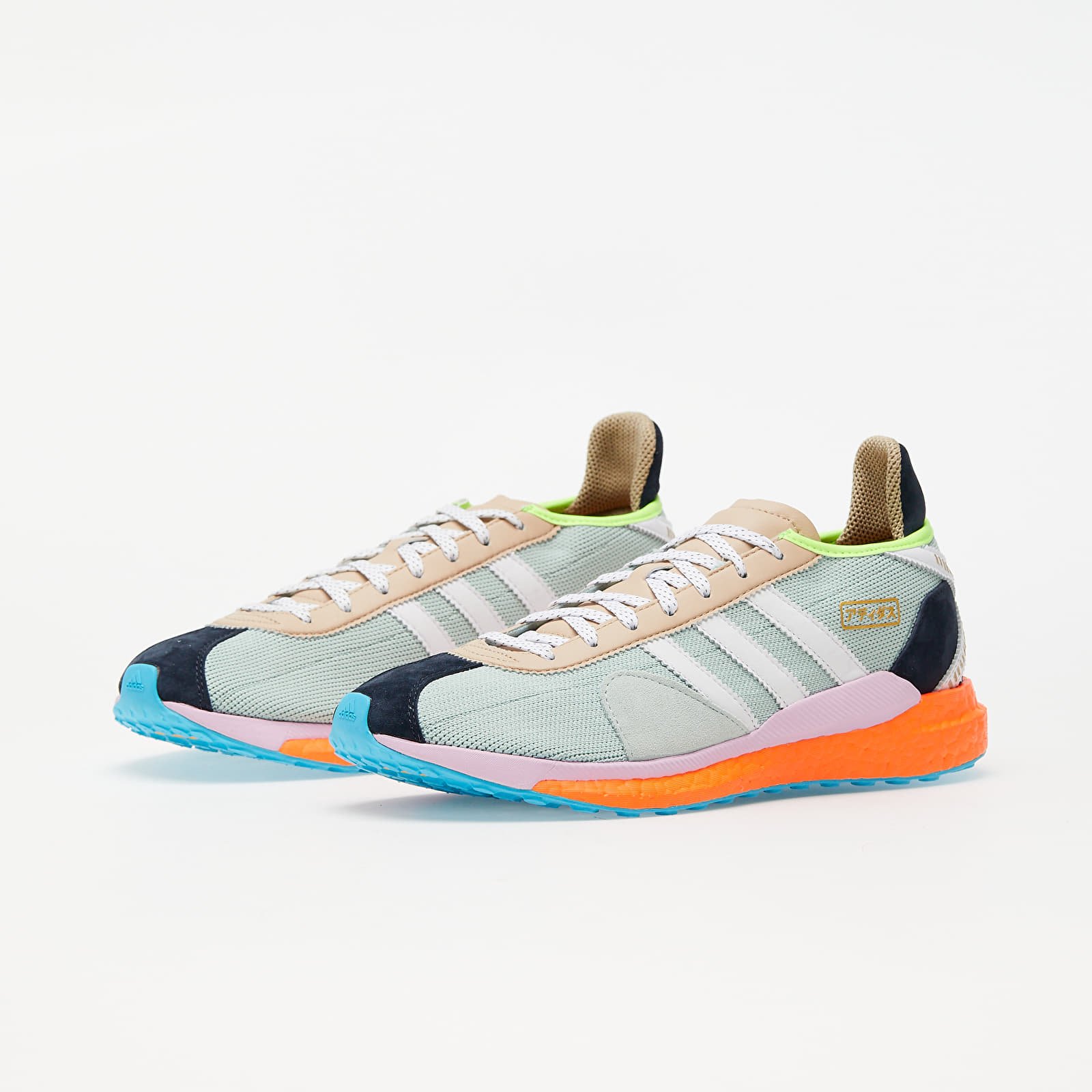 Men's shoes adidas x Pharrell Williams x Nigo Tokio Solar HU Green Tint/ Light Orchid/ Night Navy