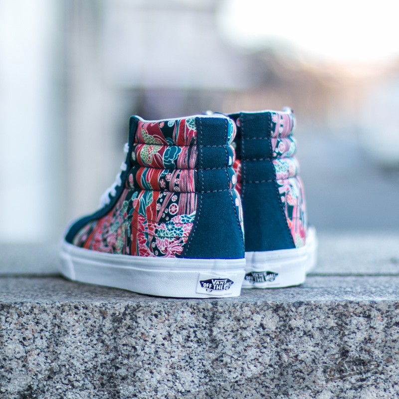 Women s shoes Vans Sk8 Hi Slim Liberty Sea Floral True White