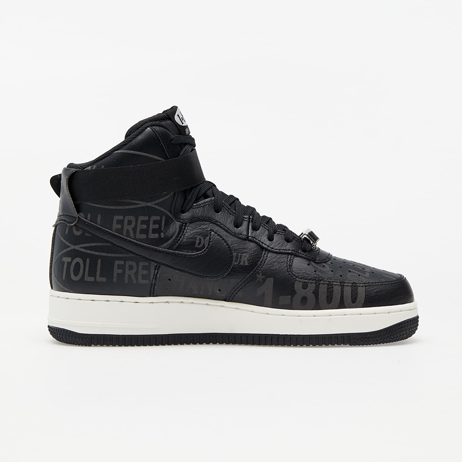 Zapatillas Hombre Nike Air Force 1 High '07 Premium Black/ Black-Sail-Vast Grey