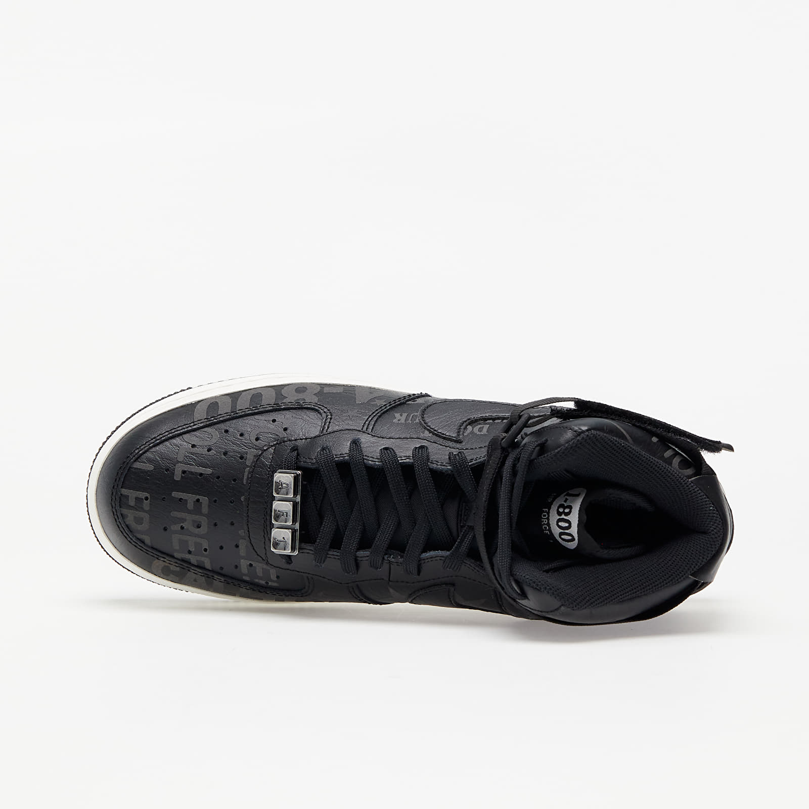 Zapatillas Hombre Nike Air Force 1 High '07 Premium Black/ Black-Sail-Vast Grey