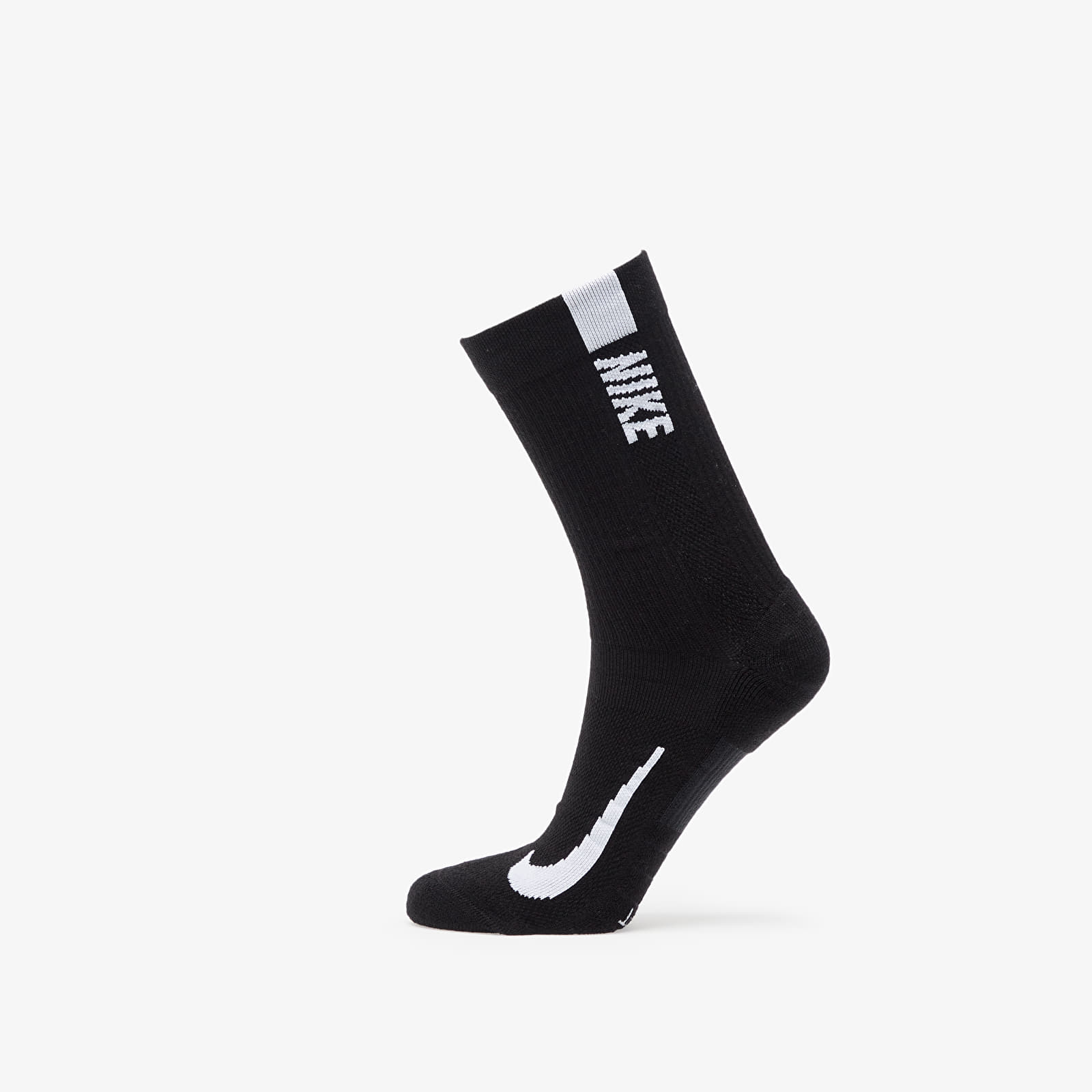 Nike Multiplier One Quarter Sock (2-pack) Black/ White