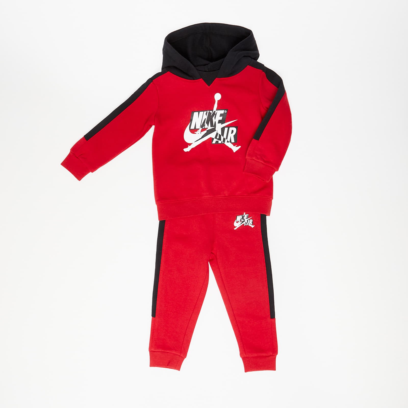 Otroška oblačila Jordan Jumpman Classics III Fleece Set Gym Red