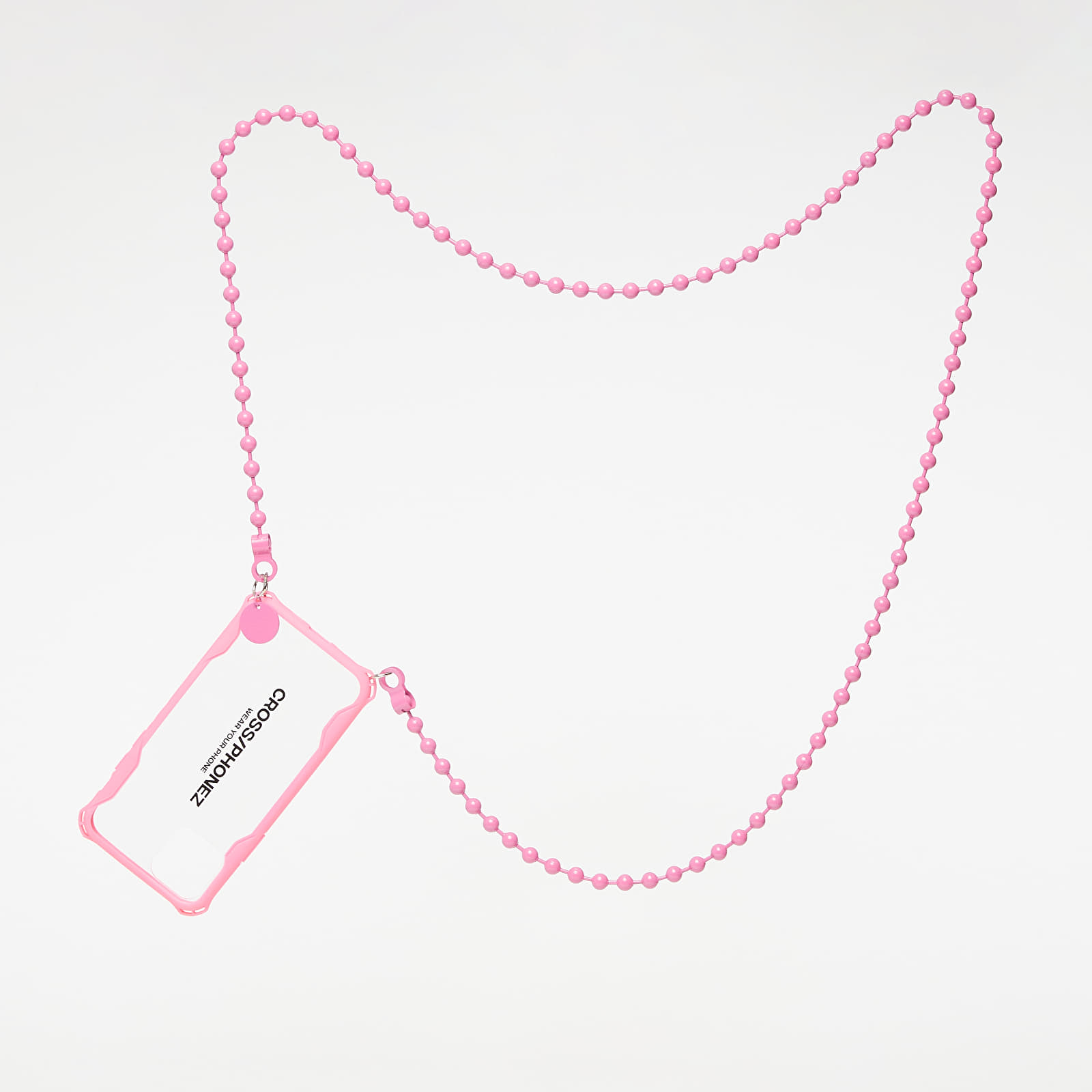 modne dodatki Cross/Phonez Pink Ball Chain Case