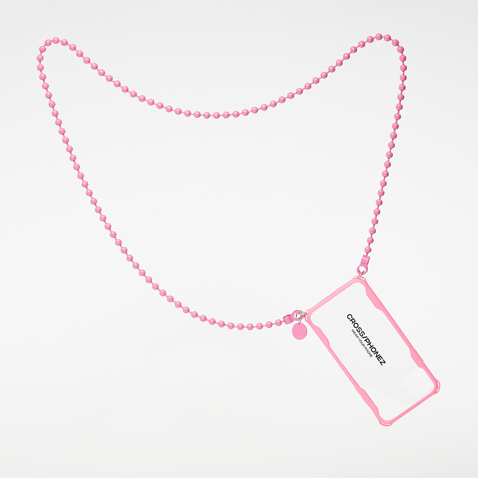 modne dodatki Cross/Phonez Pink Ball Chain Case