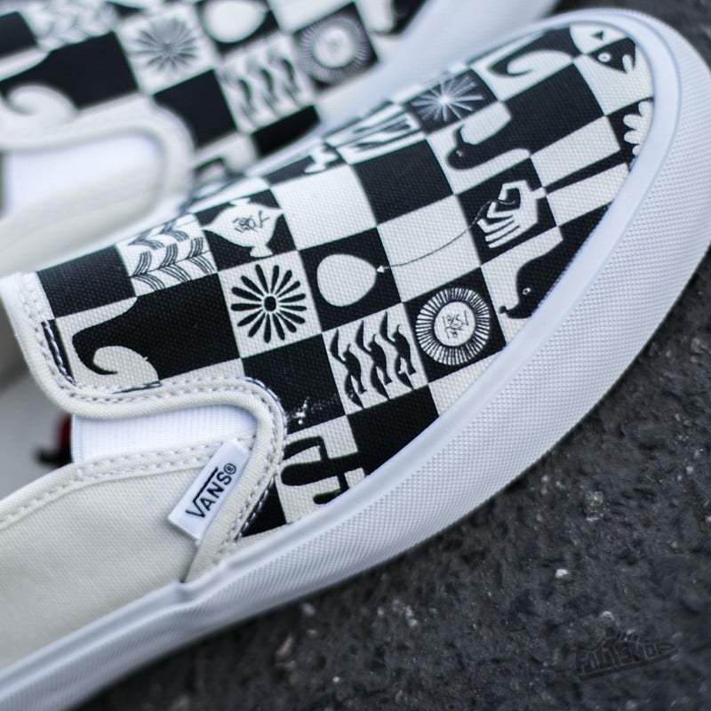 Férfi cipők Vans Slip On Sf Yusuke Hanai Chkr/ ClscWt