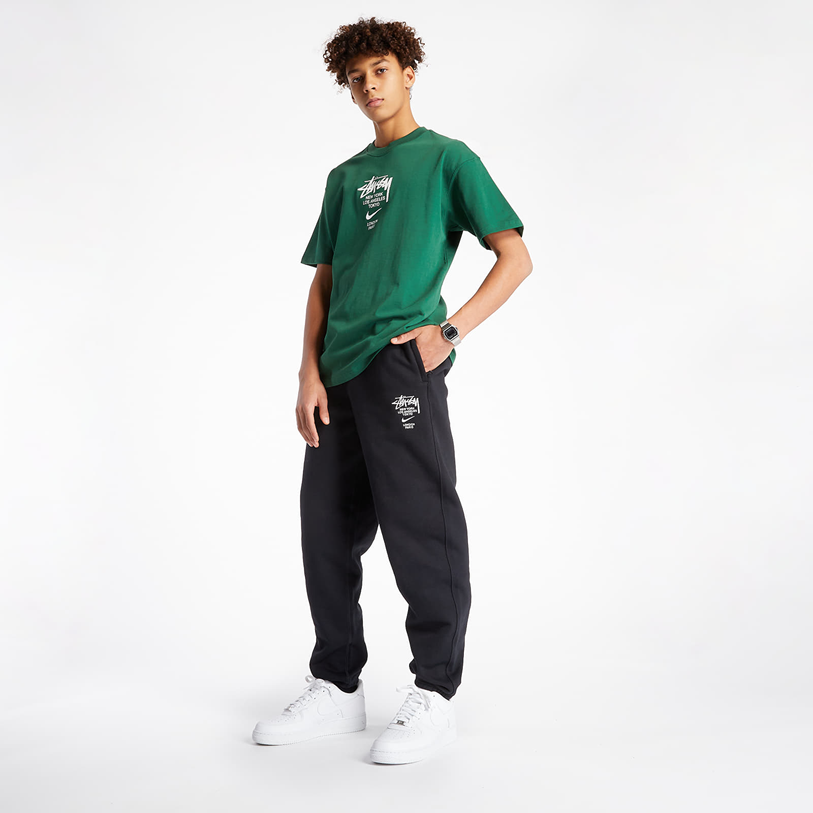 T shirts Nike x St ssy Tee Green Footshop