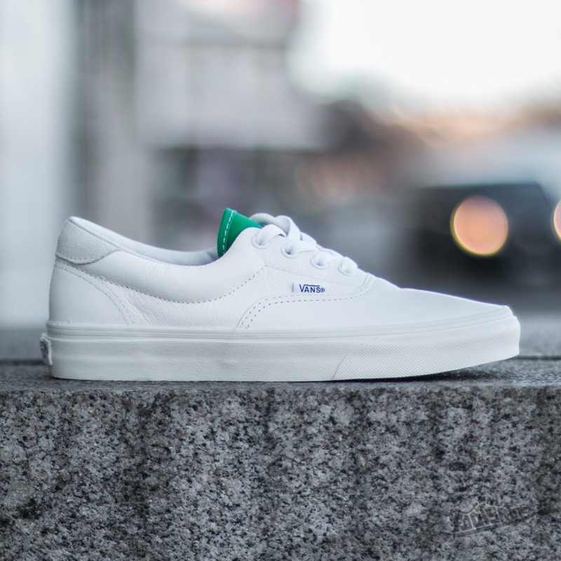 Vans old skool true white kelly green cheap