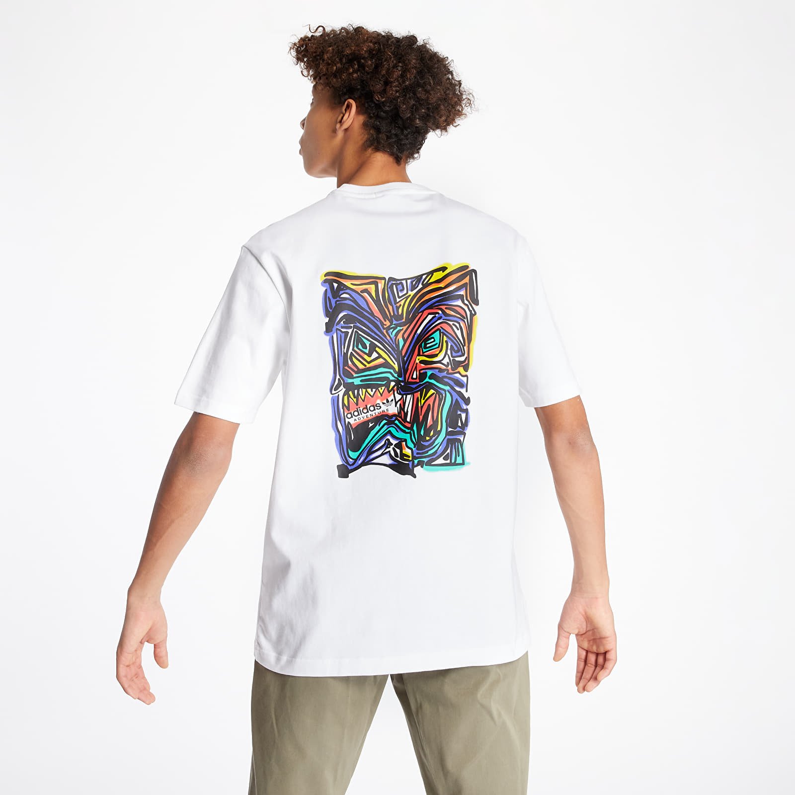 Camisetas adidas Adventure Munching Man Tee White
