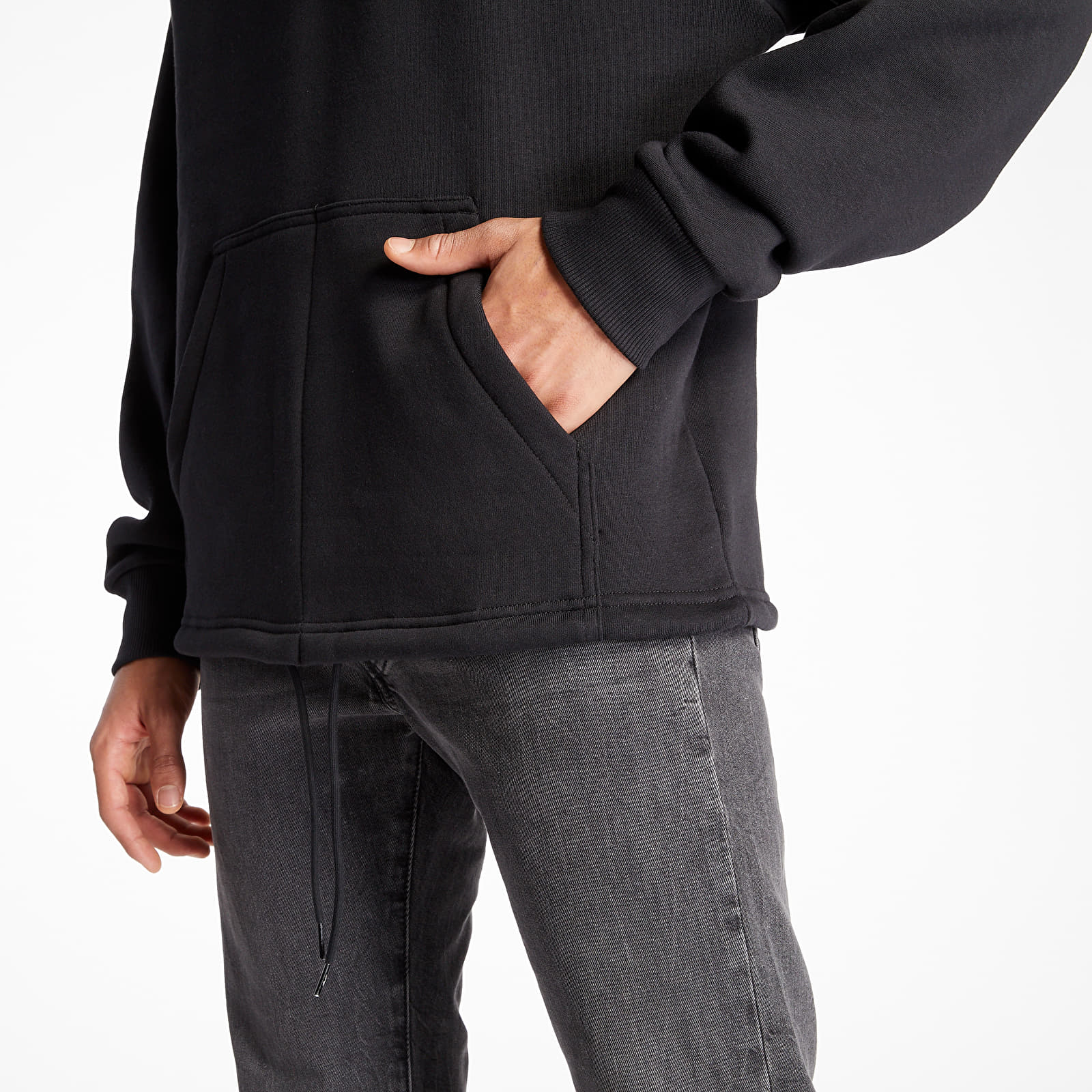 Kapucnis pulóverek és pulcsik Reebok Halfzip Sweatshirt Black