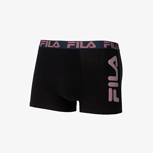 Men s underwear FILA Boxers Black Footshop