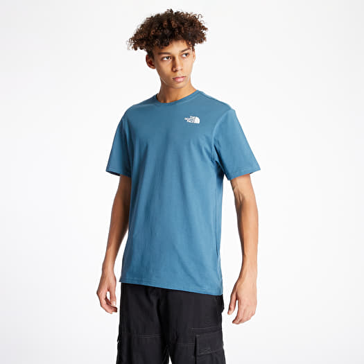 Tričko The North Face Short Sleeve Red Box Tee Mallard Blue/ Tnf Black