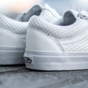 Men s shoes Vans Old Skool Zip Perf Leather True White Footshop