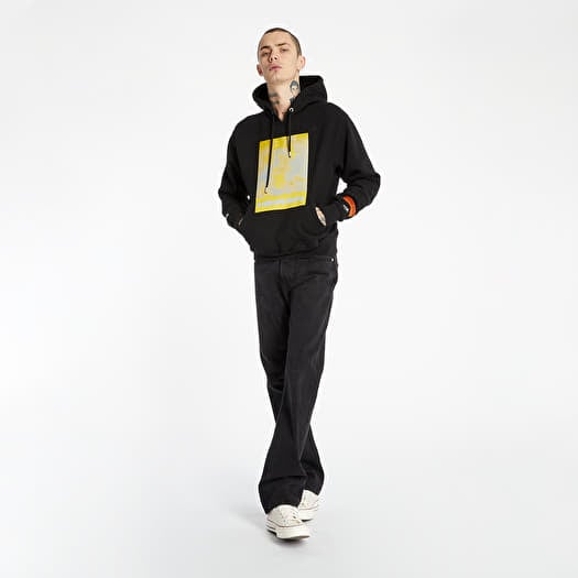 Heron preston yellow hoodie top