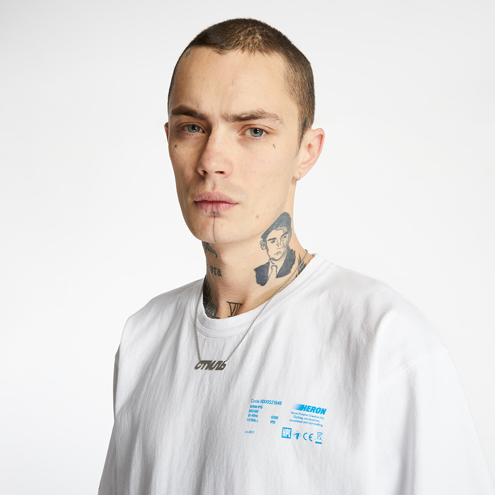 Magliette Heron Preston Tee White