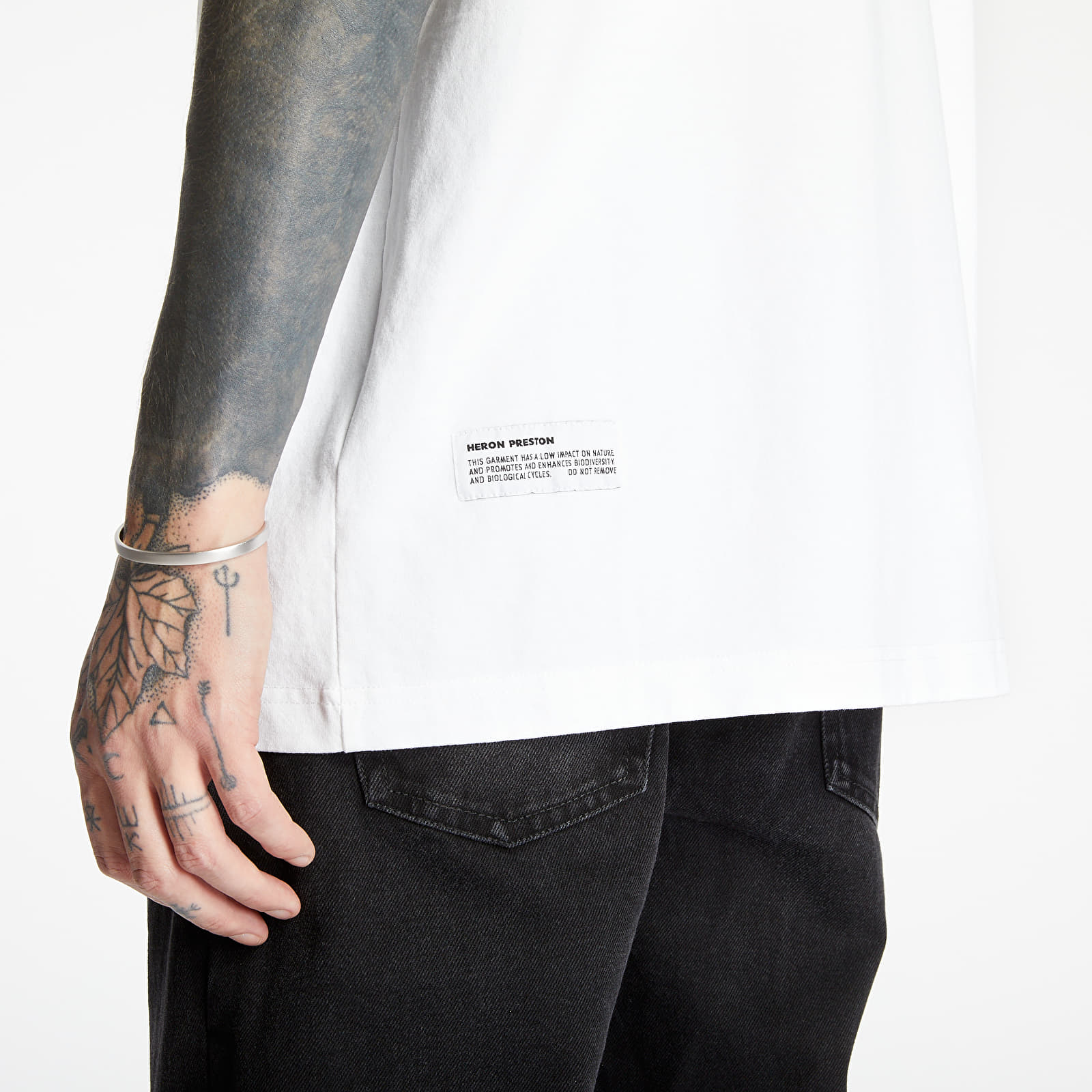T-shirts Heron Preston Tee White/ Orange | Footshop