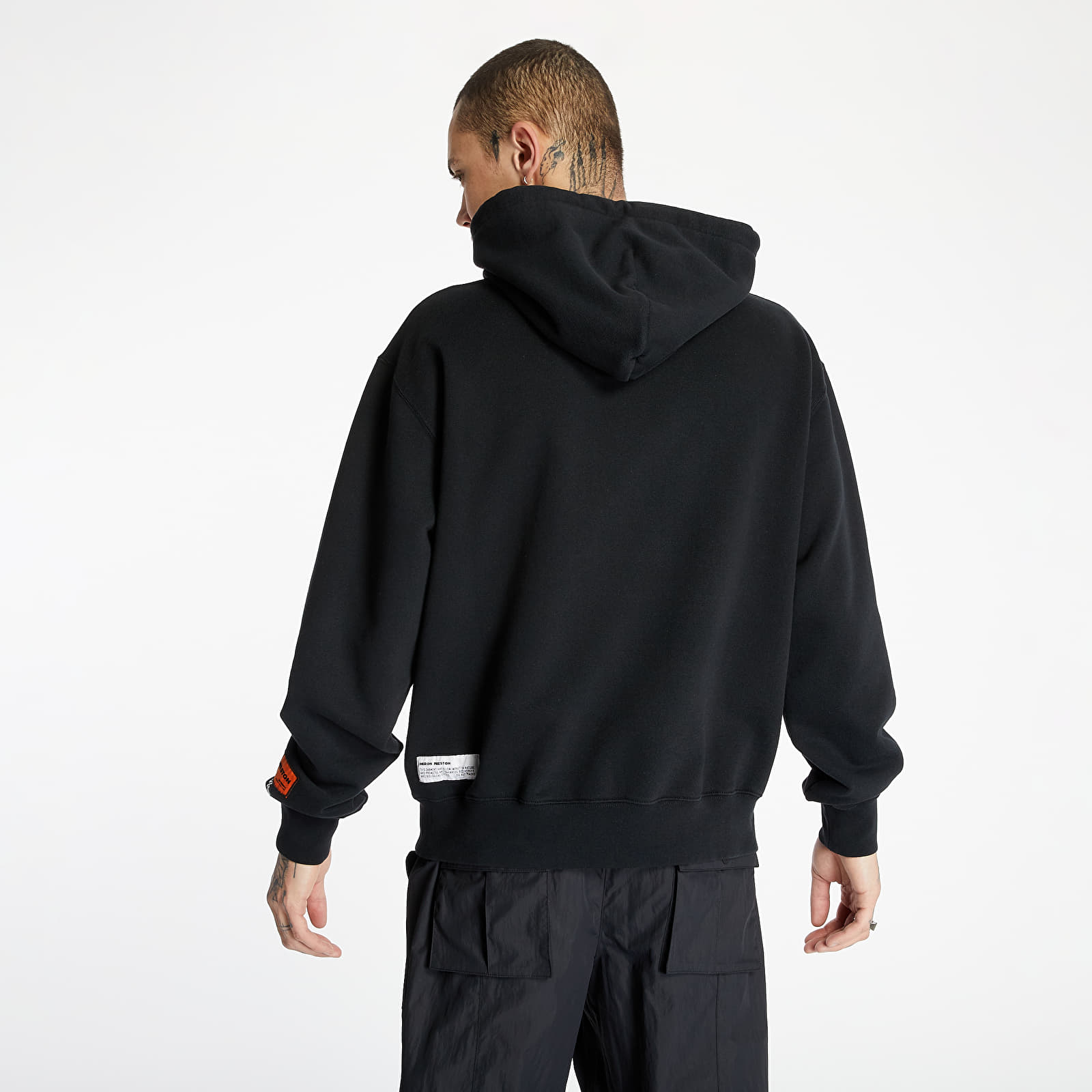 Mikiny Heron Preston Hoodie Black/Blue