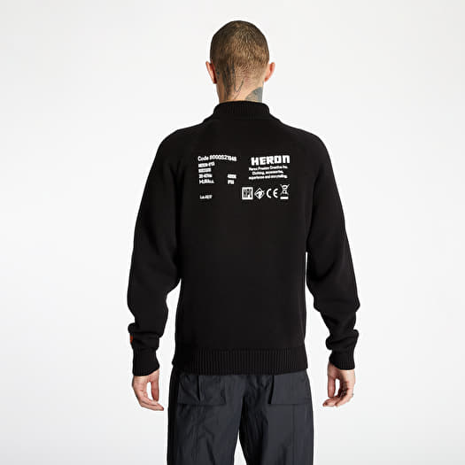 Sweaters Heron Preston Chunky Turtleneck Jumper Black Footshop
