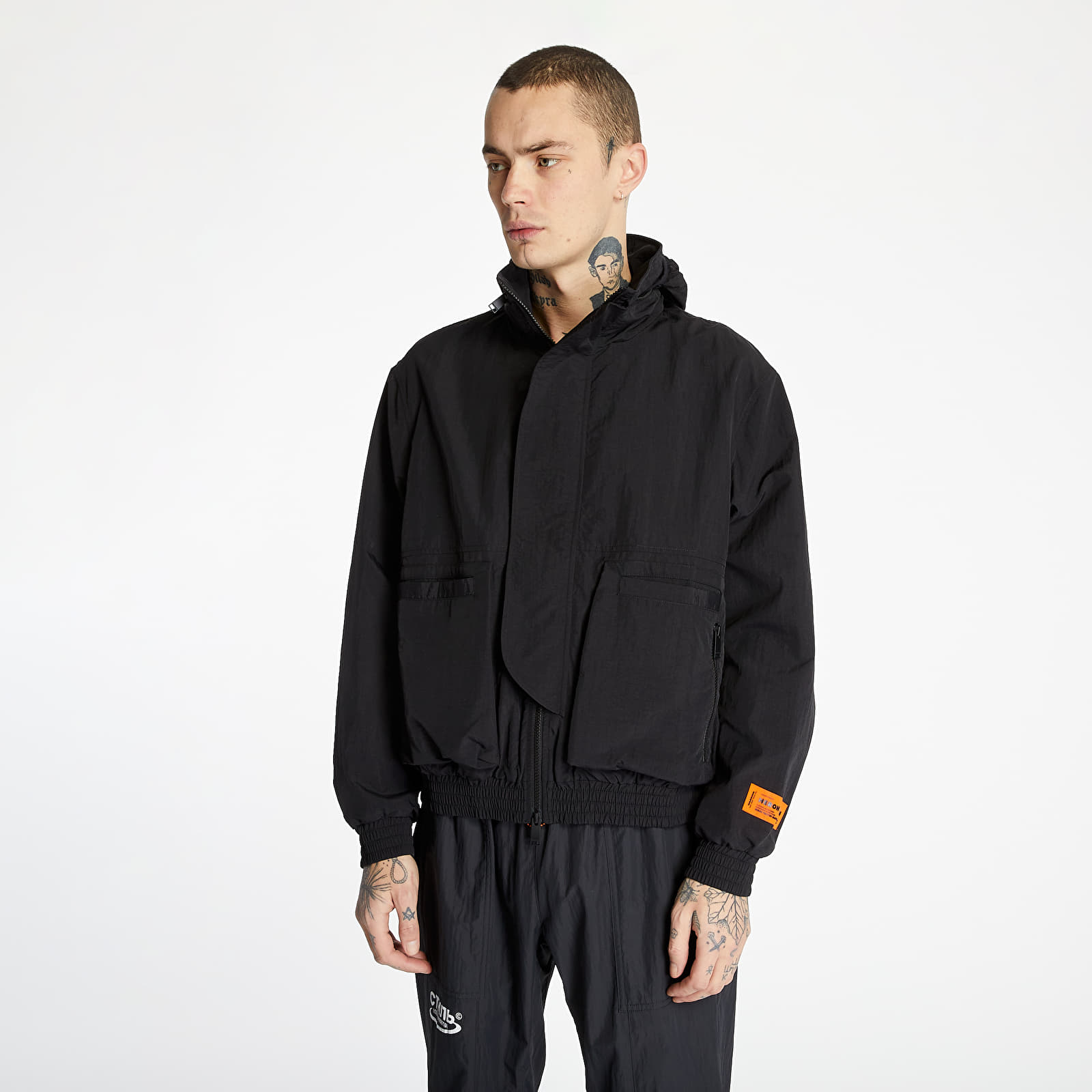 Jackets Heron Preston Windbreaker Jacket Black