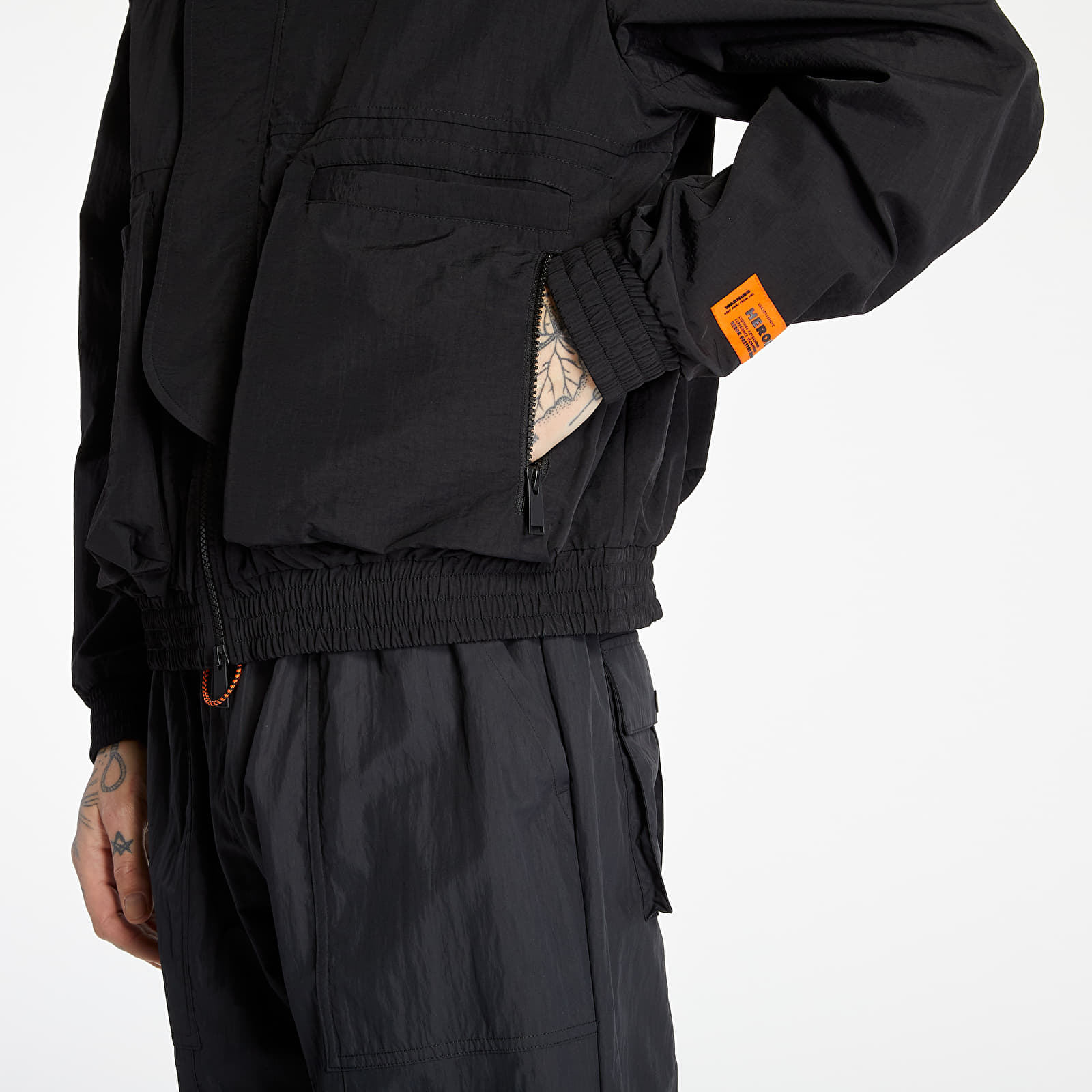 Jackets Heron Preston Windbreaker Jacket Black