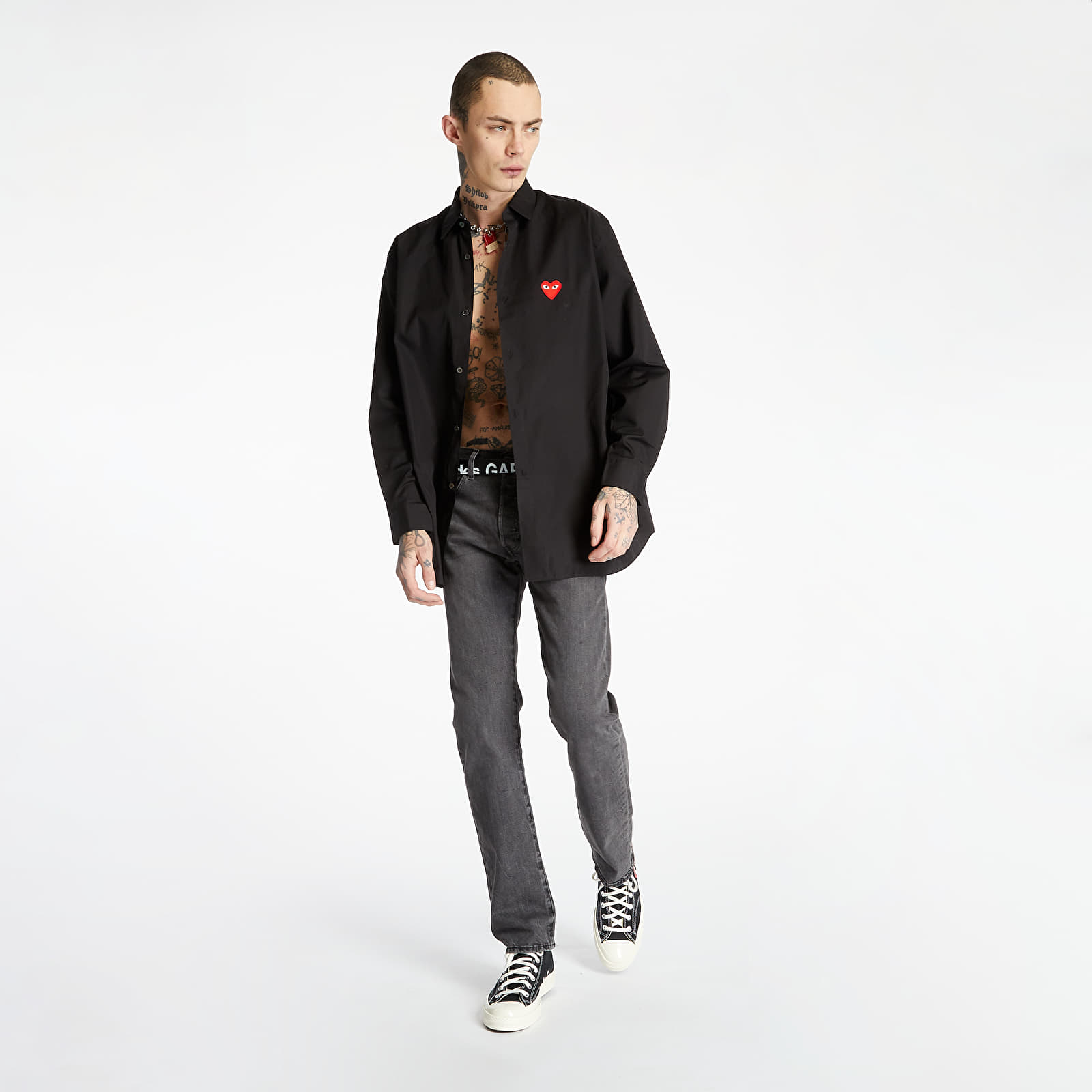 Hemden Comme des Garçons Play Shirt Black