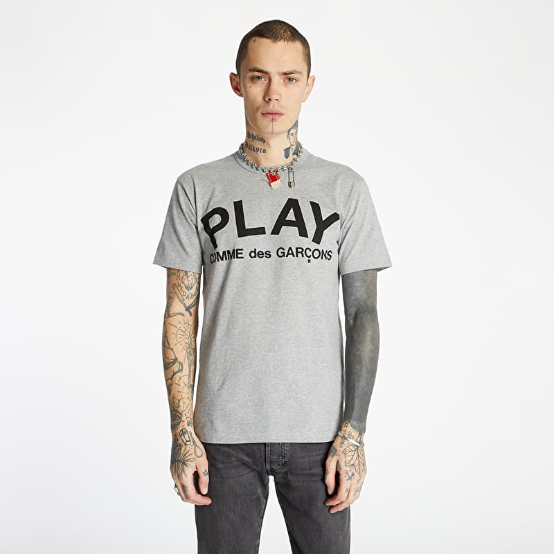 T-shirts Comme des Garcons PLAY Tee Grey (AX-T080 GREY) | Footshop