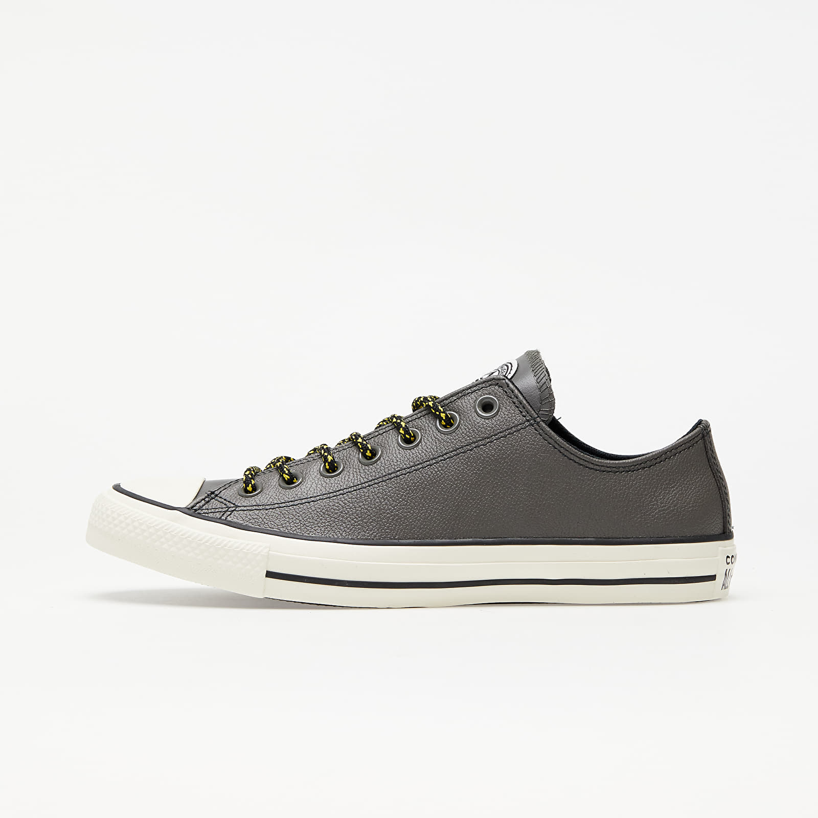 Men's shoes Converse Chuck Taylor All Star Archival Leather Carbon Grey/ Vivid Sulfur/ Egret
