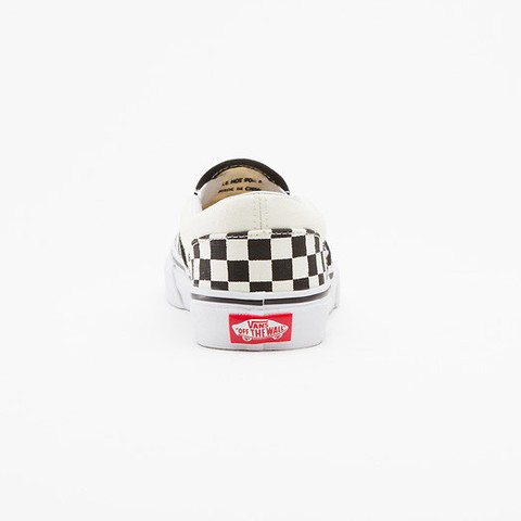 Detské tenisky a topánky Vans Kids Classic Slip-on Black/WhtChckerbo