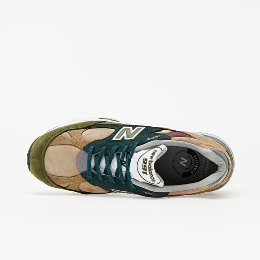 Men s shoes New Balance 991 Green Brown Footshop