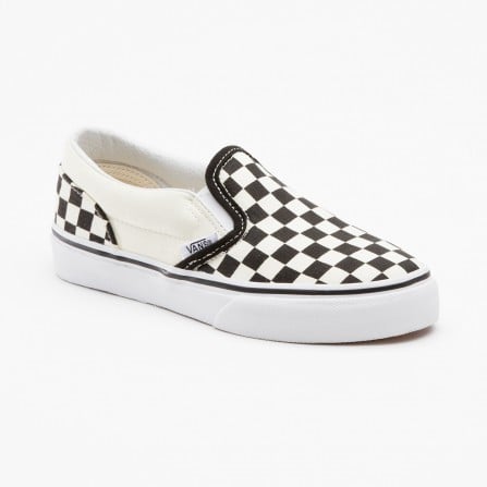 Detské tenisky a topánky Vans Kids Classic Slip-on Black/WhtChckerbo
