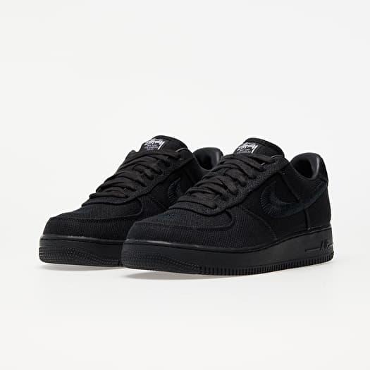Men s shoes Nike x Stussy Air Force 1 Low Black Black Footshop