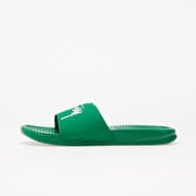 Nike benassi slides green hot sale