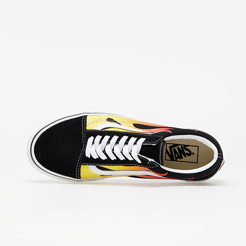 超希少 Vans Old Skool Flame Black TrueWhite Vans Old Skool (Flame) Black/ Black/ True White | Footshop