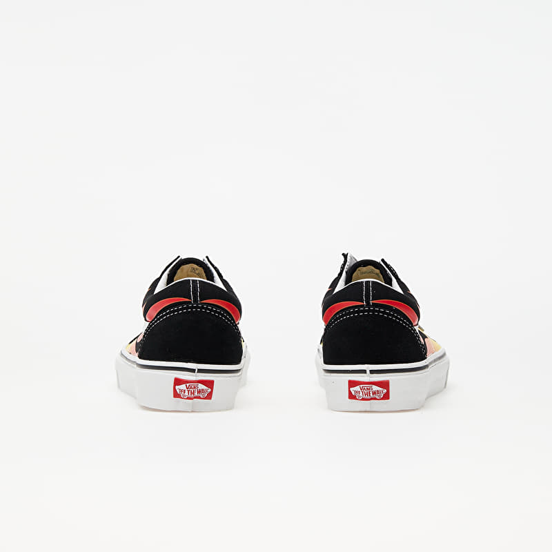 Vans Old Skool (Flame) Black/ Black/ True White | Footshop