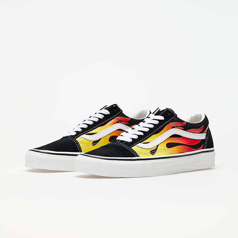 Vans Old Skool (Flame) Black/ Black/ True White | Footshop