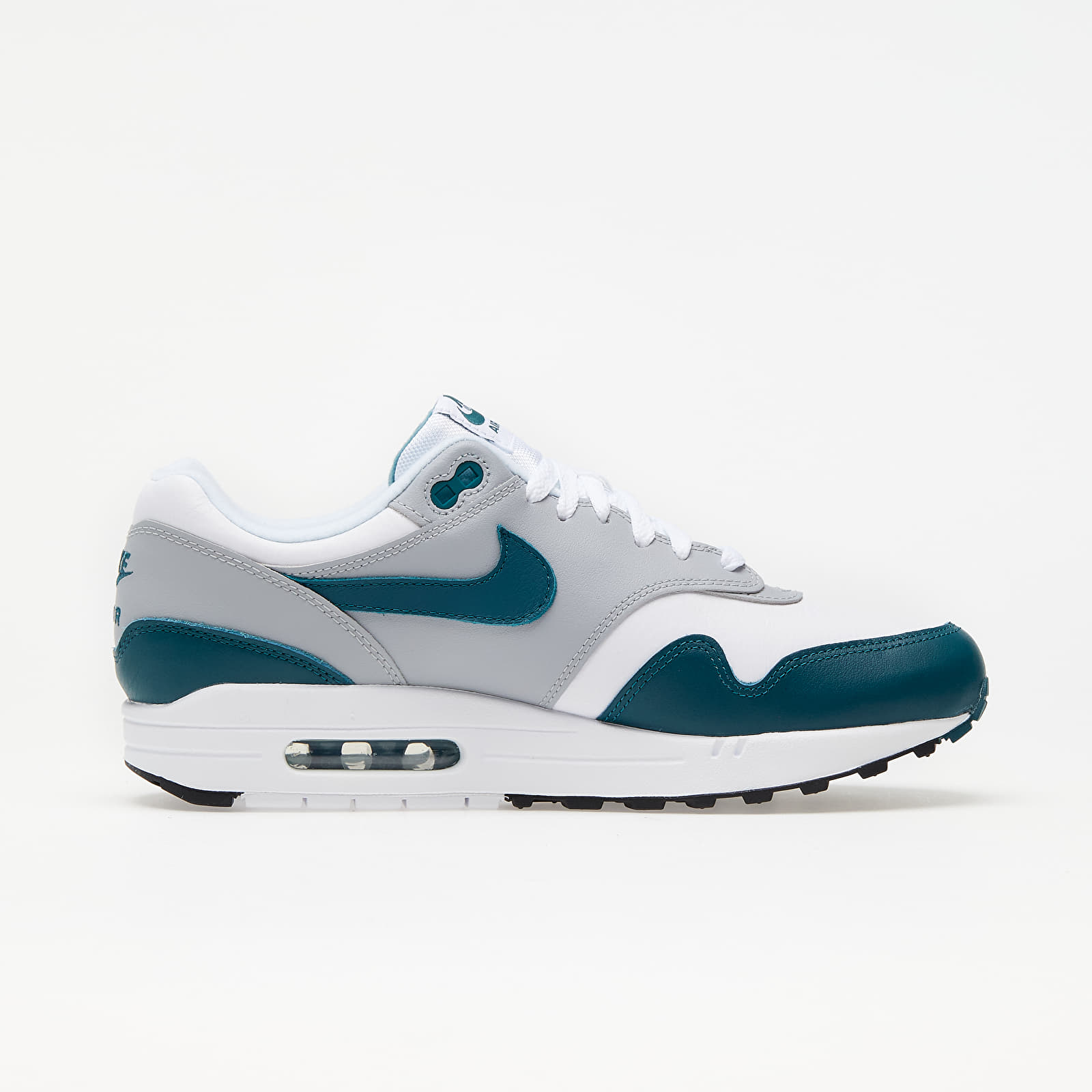 Zapatillas Hombre Nike Air Max 1 LV8 White/ Dark Teal Green-Wolf Grey-Black