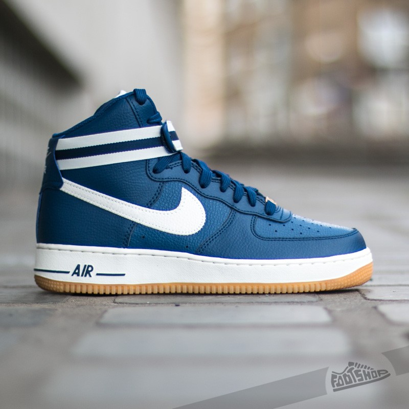 Men s shoes Nike Air Force 1 High 07 Castle Blue Gum Light Brown Wolf Grey Footshop