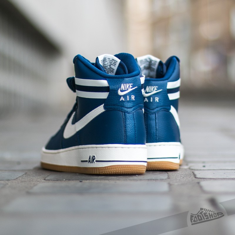 Blue and brown best sale air force ones