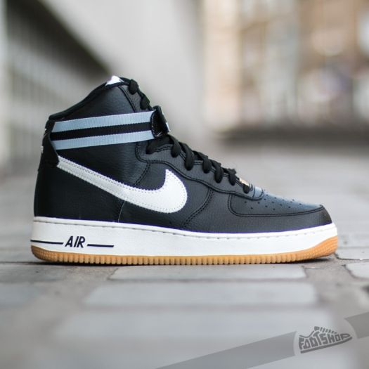 Men s shoes Nike Air Force 1 High 07 Black Silver Wolf Grey Gum Light Brown Footshop