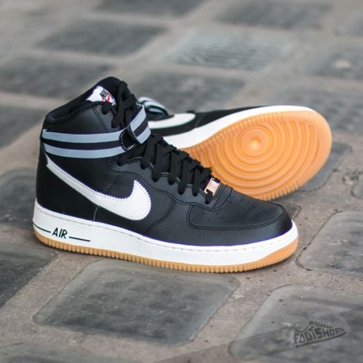 Air force 1 2025 high 07 (black/white-wolf grey)
