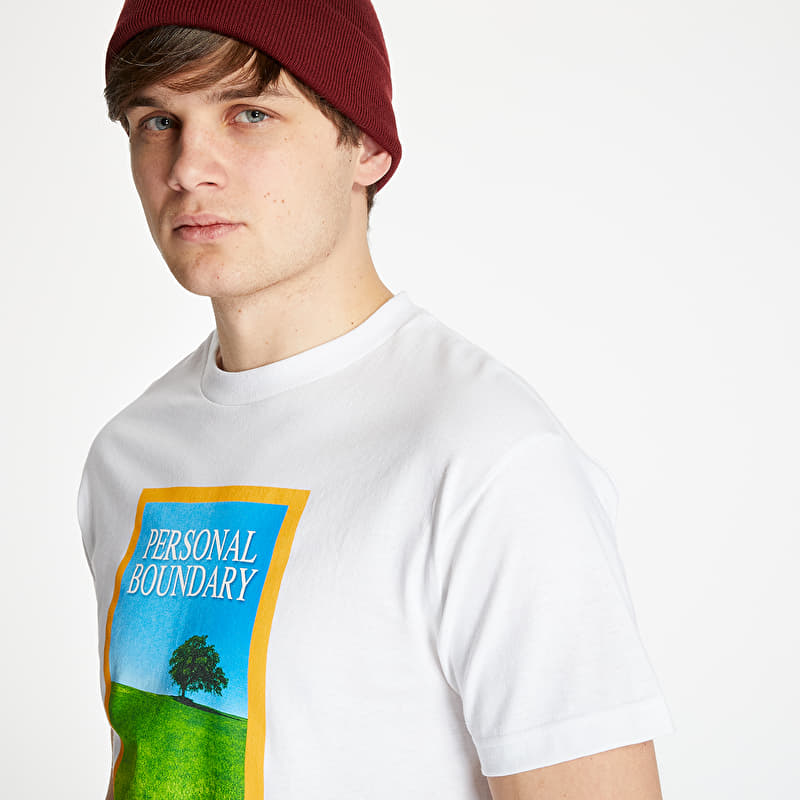 Majica PLEASURE Boundary Tee White