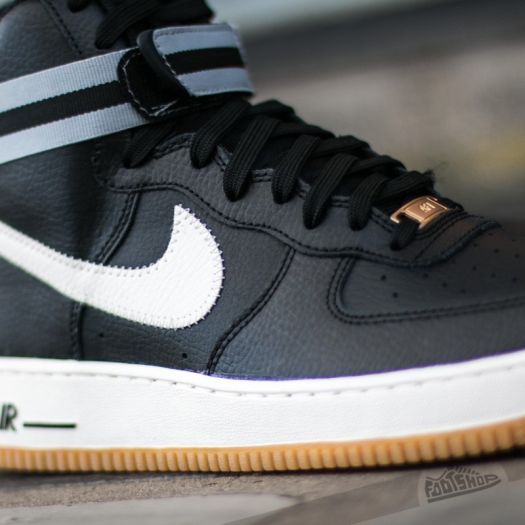 Men s shoes Nike Air Force 1 High 07 Black Silver Wolf Grey Gum Light Brown Footshop