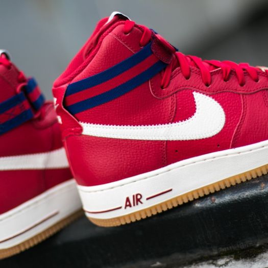 Nike Air Force 1 High 07 Gym Red Sail Deep Royal Blue Gym Light