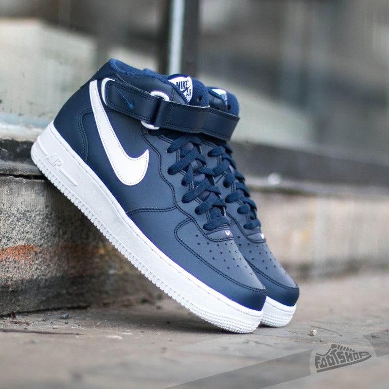 Nike Air Force 1 Mid ´07 Midnight Navy/ White-White